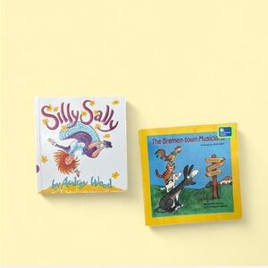 ✨ Silly Sally by Audrey Wood and The Bremen Town Musicians picture books"✨